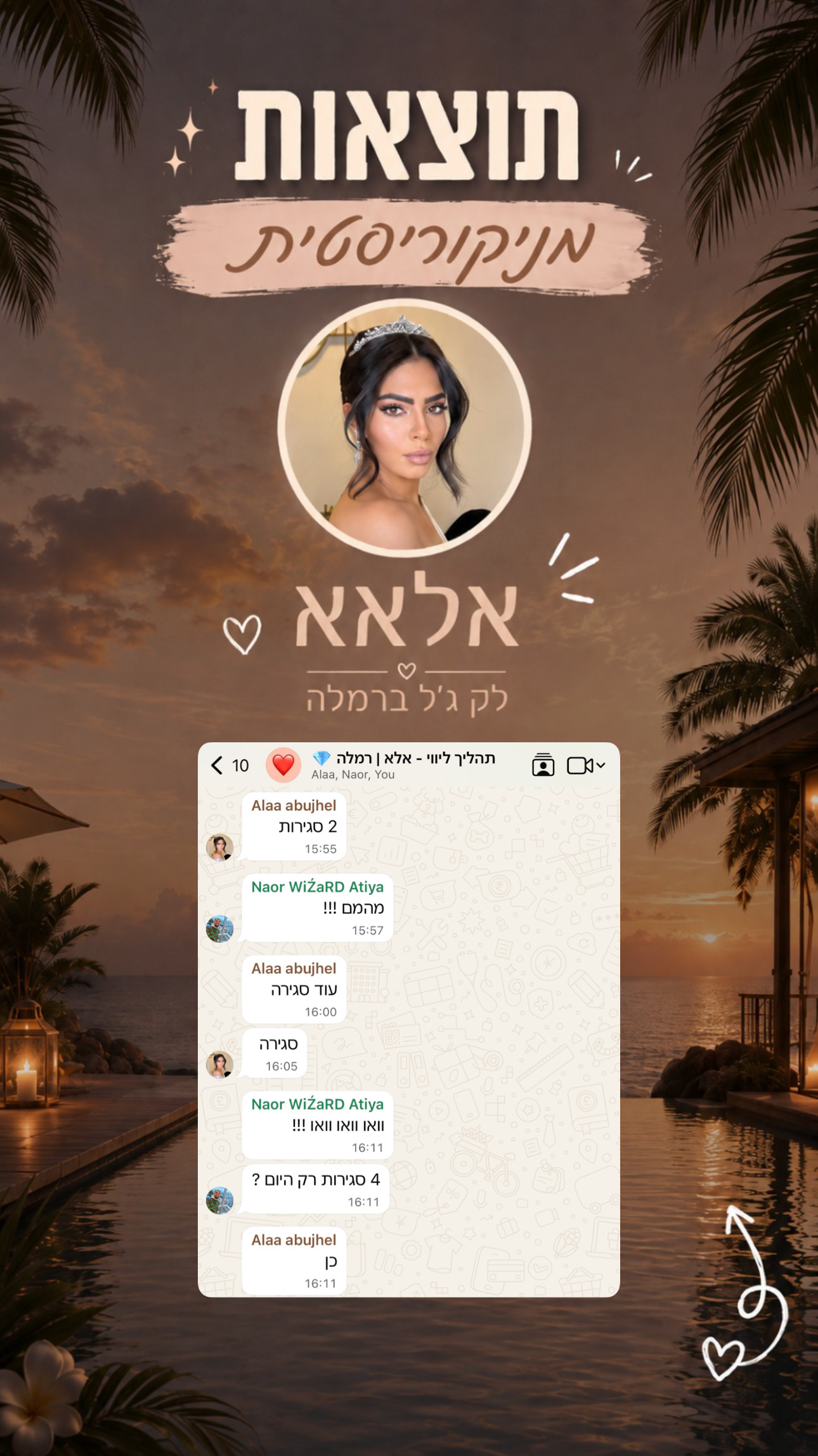 אלאא, מתוך תהליך הליווי